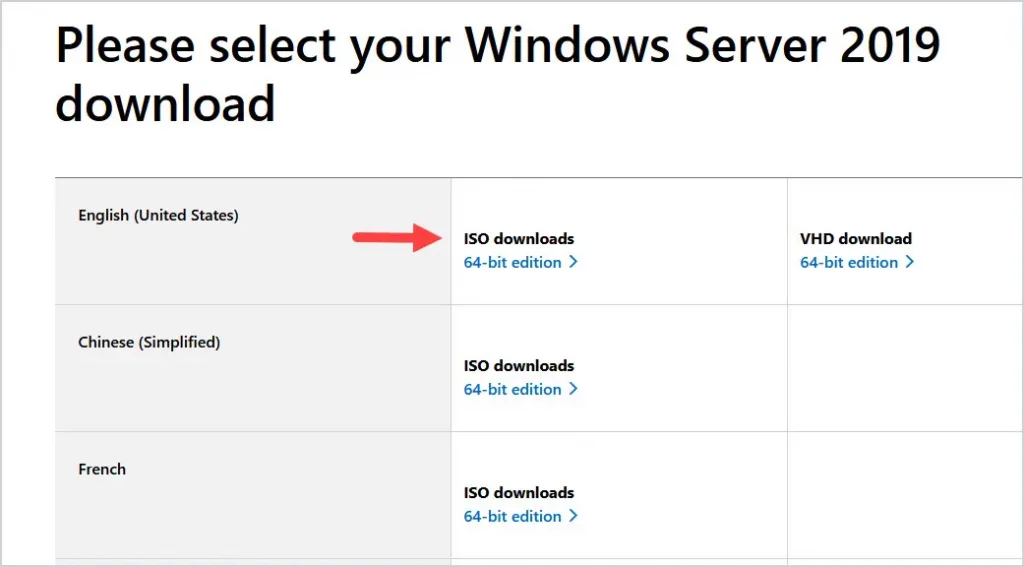 download windows server 2019 iso