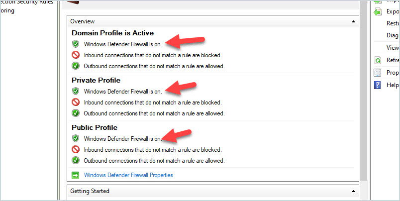 windows firewall overview